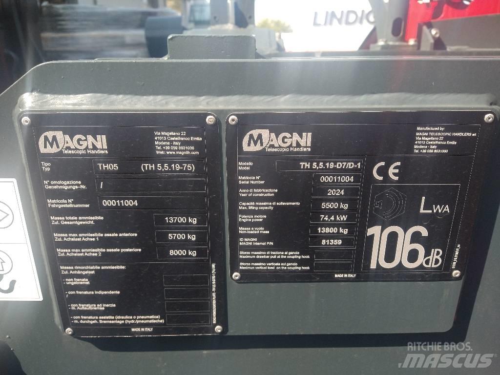 Magni TH 5.5 19 P Teleszkópos rakodók