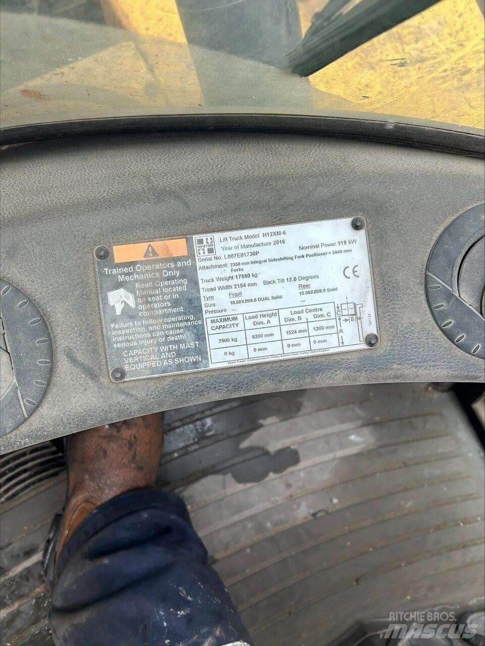 Hyster H12.00XM6 Dízel targoncák