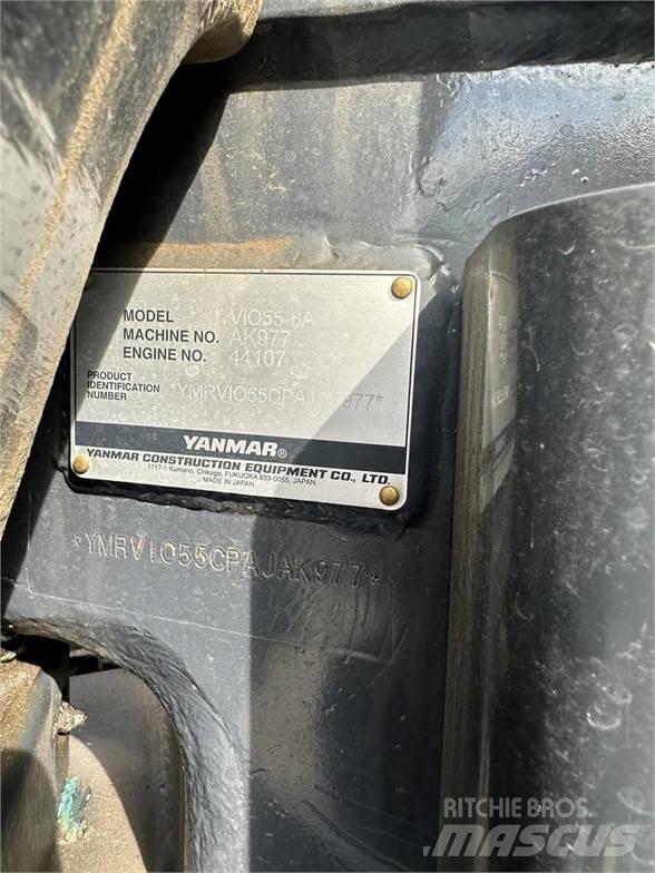 Yanmar VIO55-6A Mini kotrók < 7t
