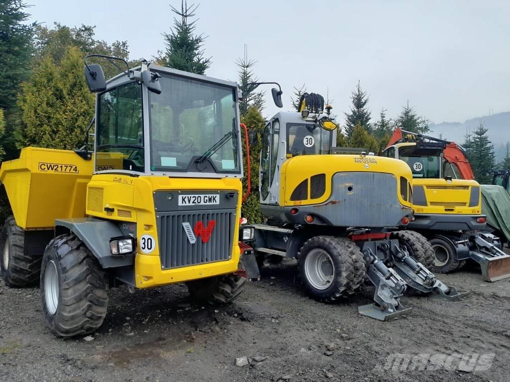 Wacker Neuson EW100 Gumikerekes kotrók