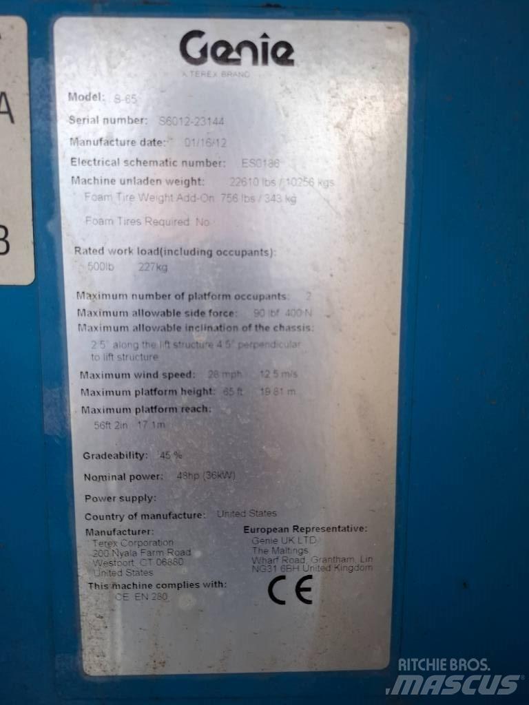 Genie S 65 Teleszkópos emelők