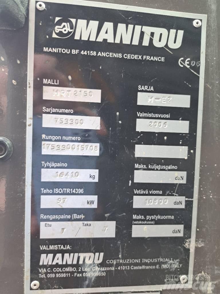 Manitou MRT 2150 Teleszkópos rakodók