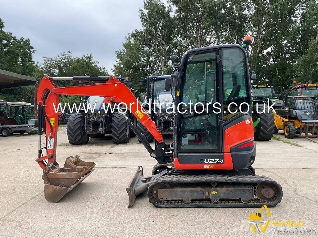 Kubota U 27-4 Mini kotrók < 7t