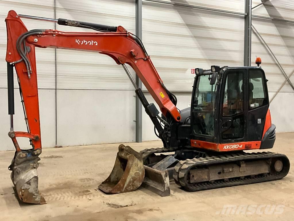 Kubota KX 080-4 Közepes (midi) kotrók 7 t - 12 t