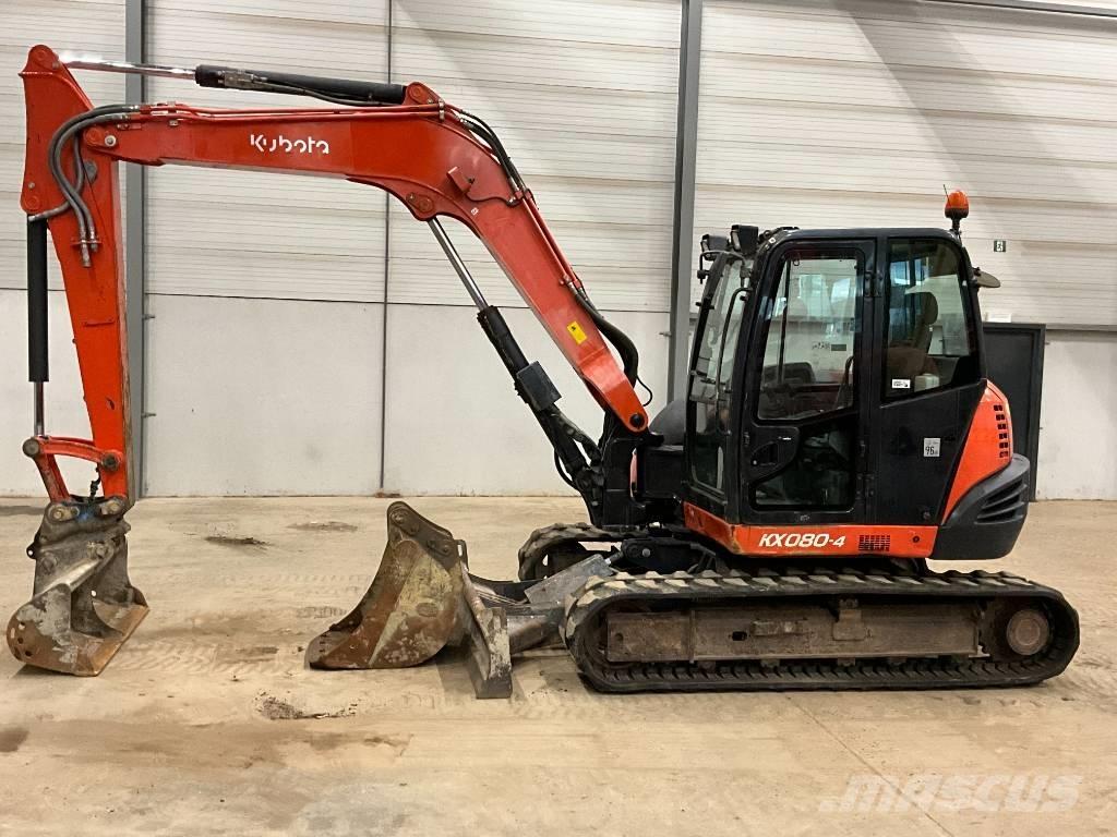 Kubota KX 080-4 Közepes (midi) kotrók 7 t - 12 t