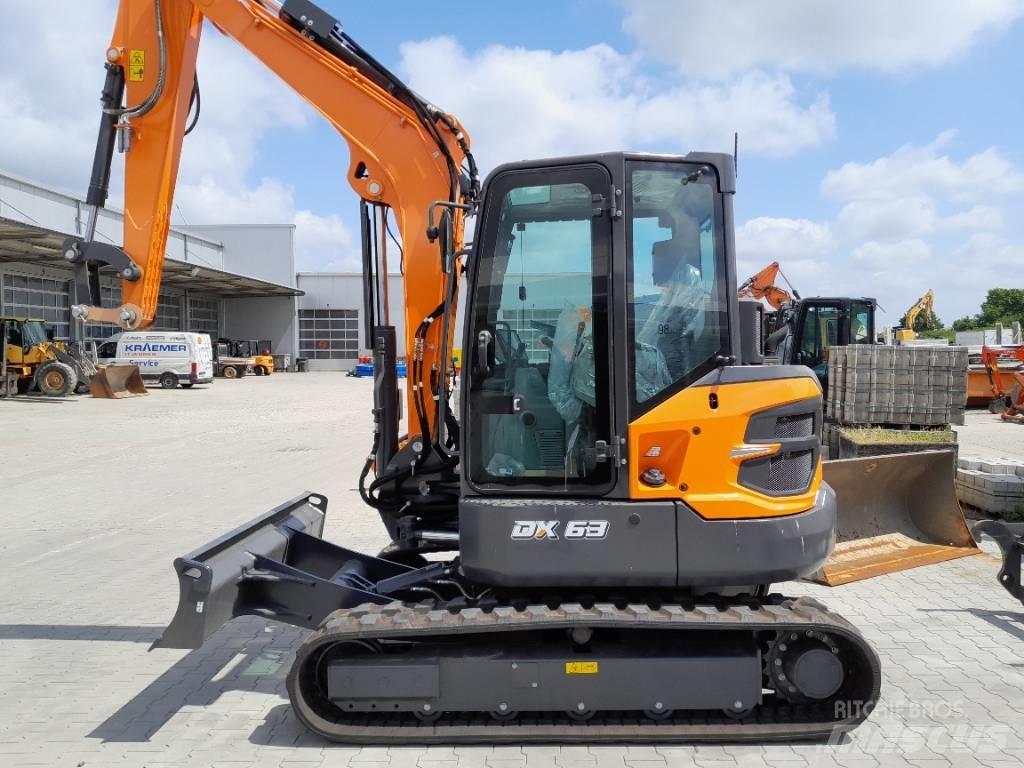 Doosan DX 63-7 Mini kotrók < 7t