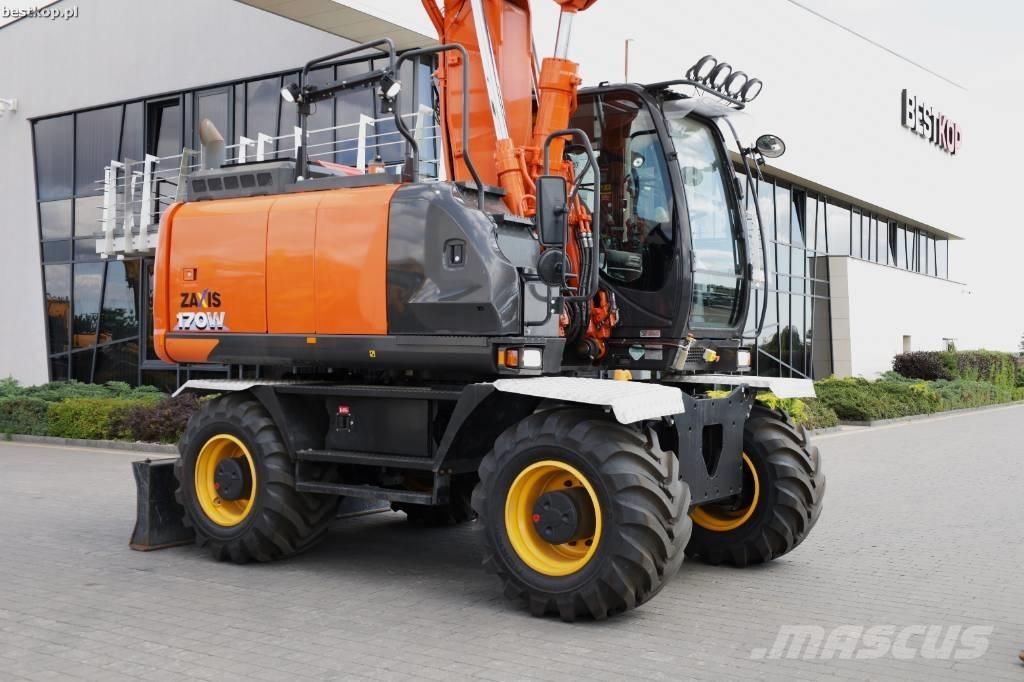 Hitachi ZX 170 W-6 Gumikerekes kotrók