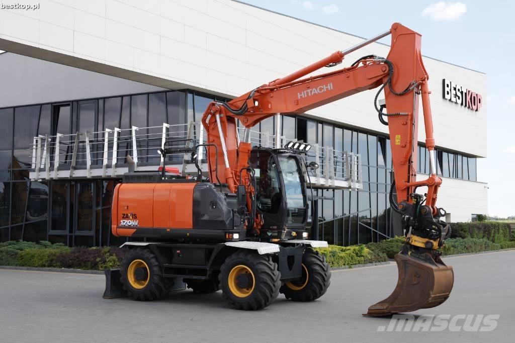 Hitachi ZX 170 W-6 Gumikerekes kotrók