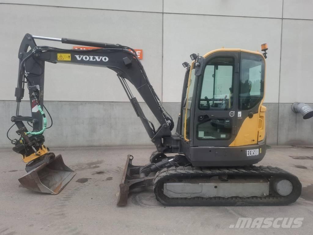 Volvo ECR 58 D Mini kotrók < 7t