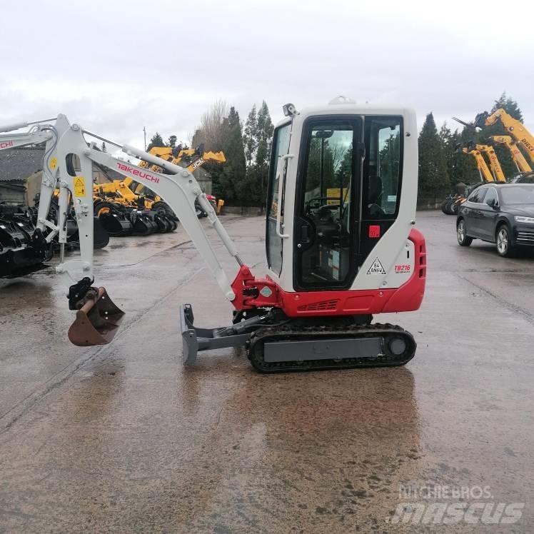 Takeuchi TB216 Mini kotrók < 7t