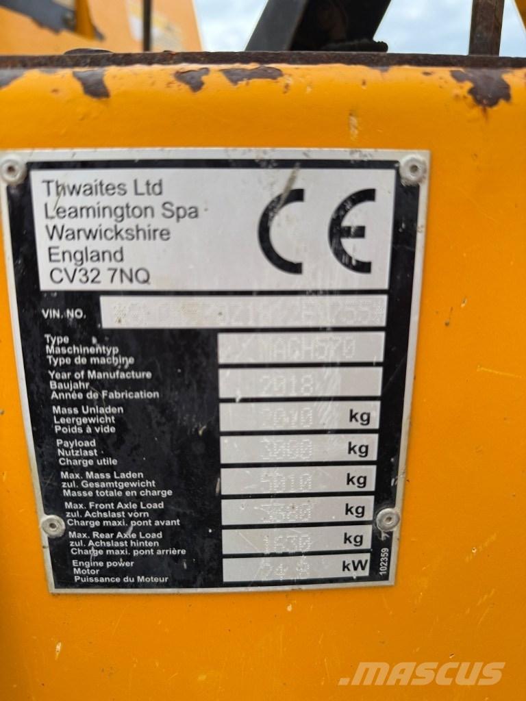 Thwaites 3 ton Mezei dömperek