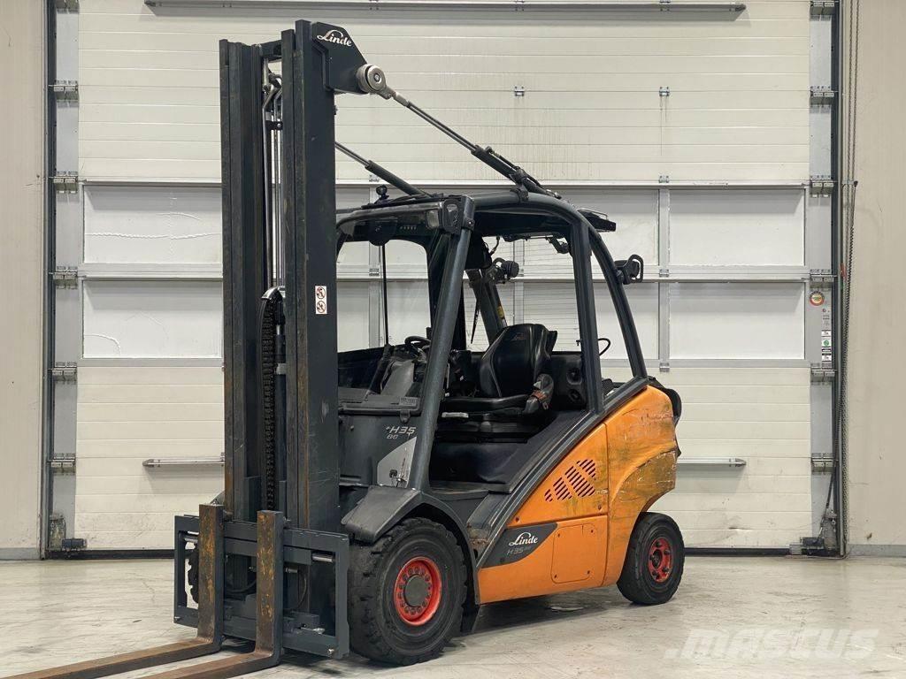 Linde H35T-02 Gázüzemű targoncák