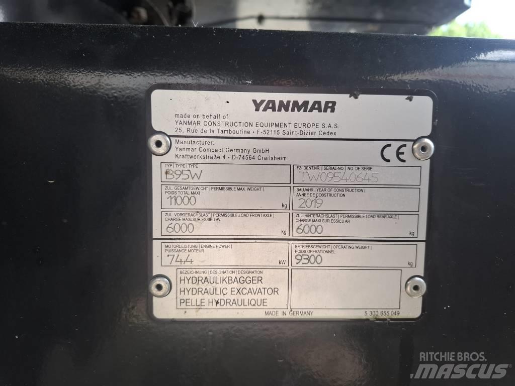Yanmar B 95 W Gumikerekes kotrók