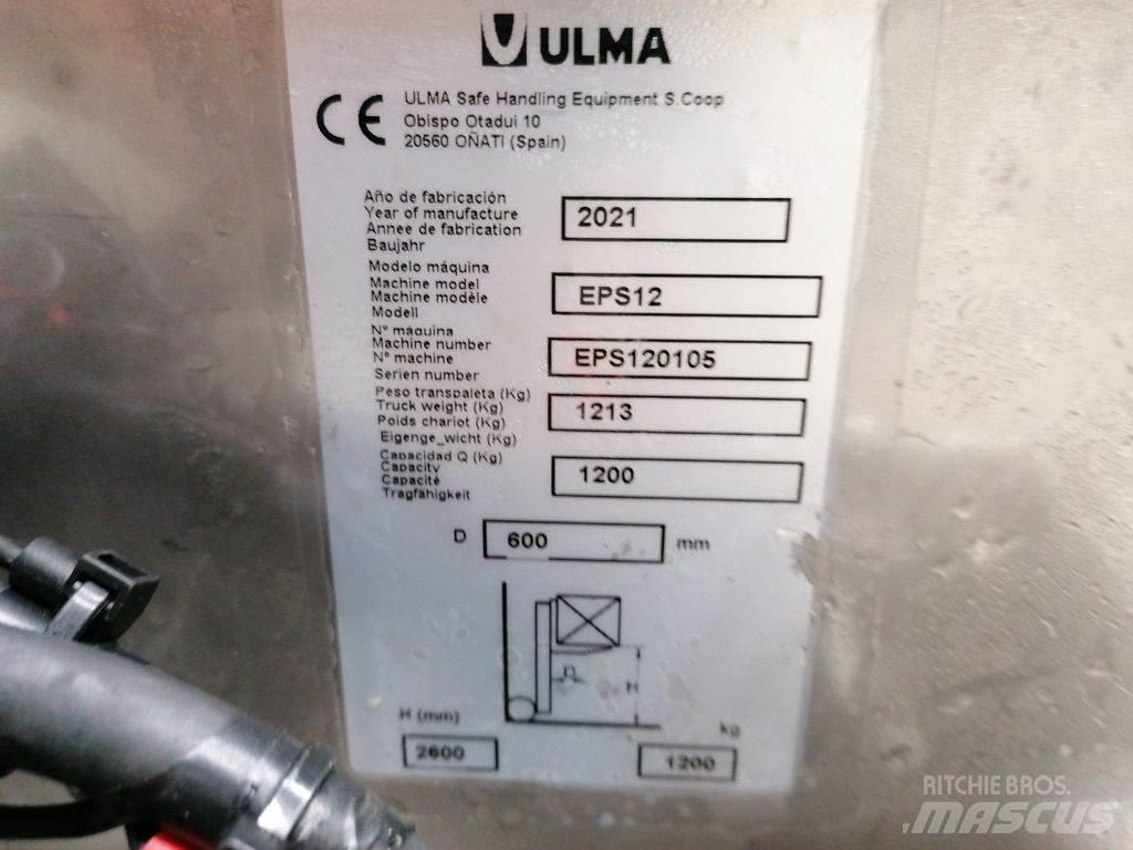 Ulma EPS12 Gyalogkíséretű targonca