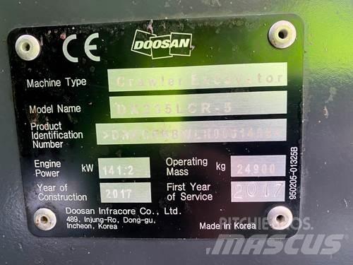 Doosan DX235LCR-5 Lánctalpas kotrók