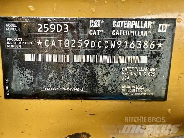 CAT 259D3 Kompaktrakodók