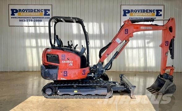 Kubota KX033-4 Mini kotrók < 7t
