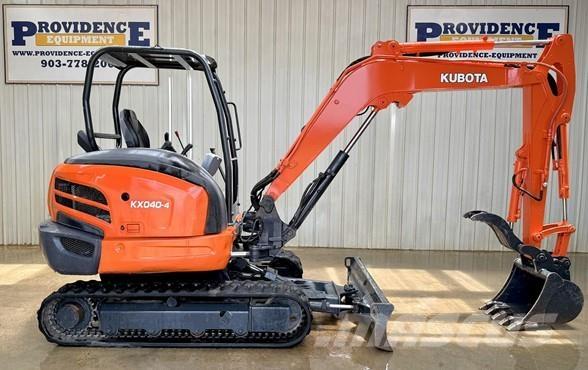 Kubota KX040-4 Mini kotrók < 7t
