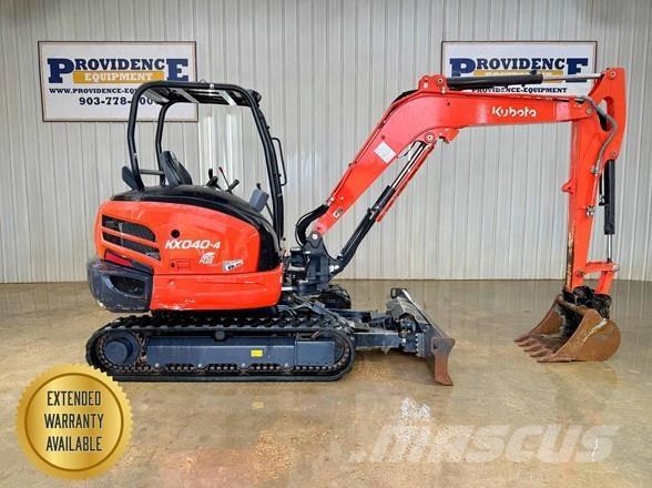 Kubota KX040-4 Mini kotrók < 7t