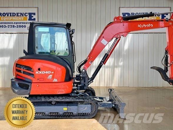 Kubota KX040-4 Mini kotrók < 7t