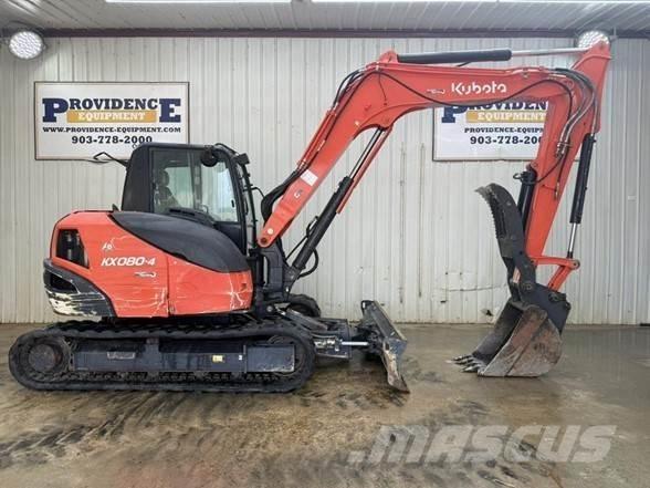 Kubota KX080-4 Lánctalpas kotrók