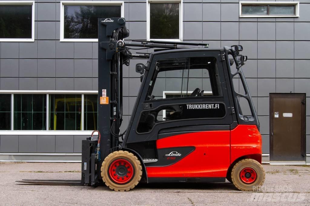 Linde E50HL-01 Elektromos targoncák
