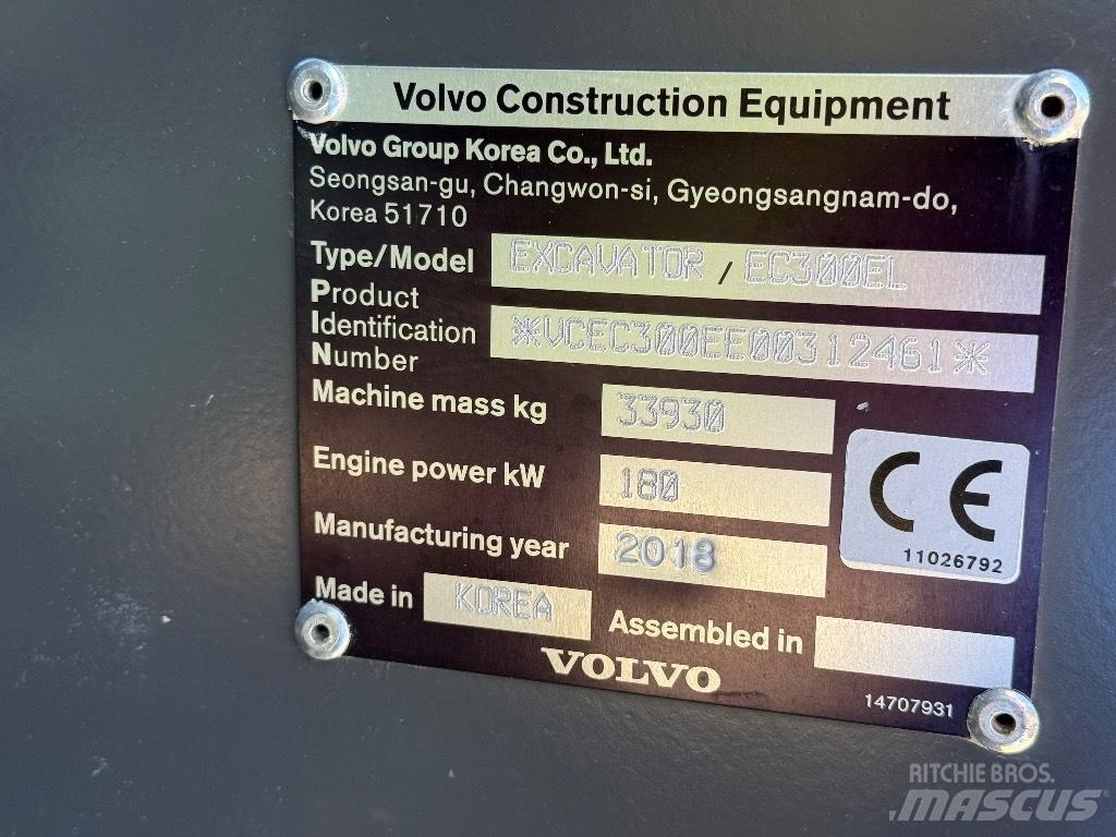 Volvo EC 300 EL Lánctalpas kotrók
