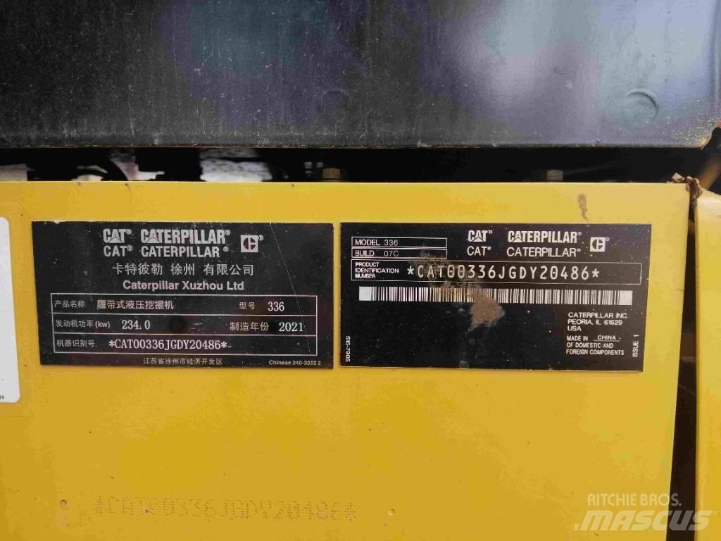 CAT 2020 CAT 336 Lánctalpas kotrók