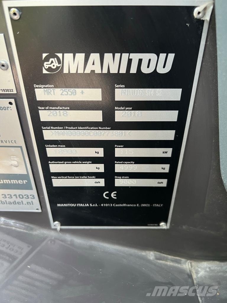 Manitou Mrt 2550 Teleszkópos rakodók