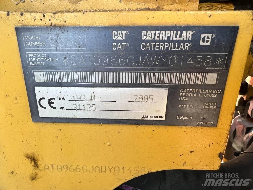 CAT 966 G II Gumikerekes homlokrakodók
