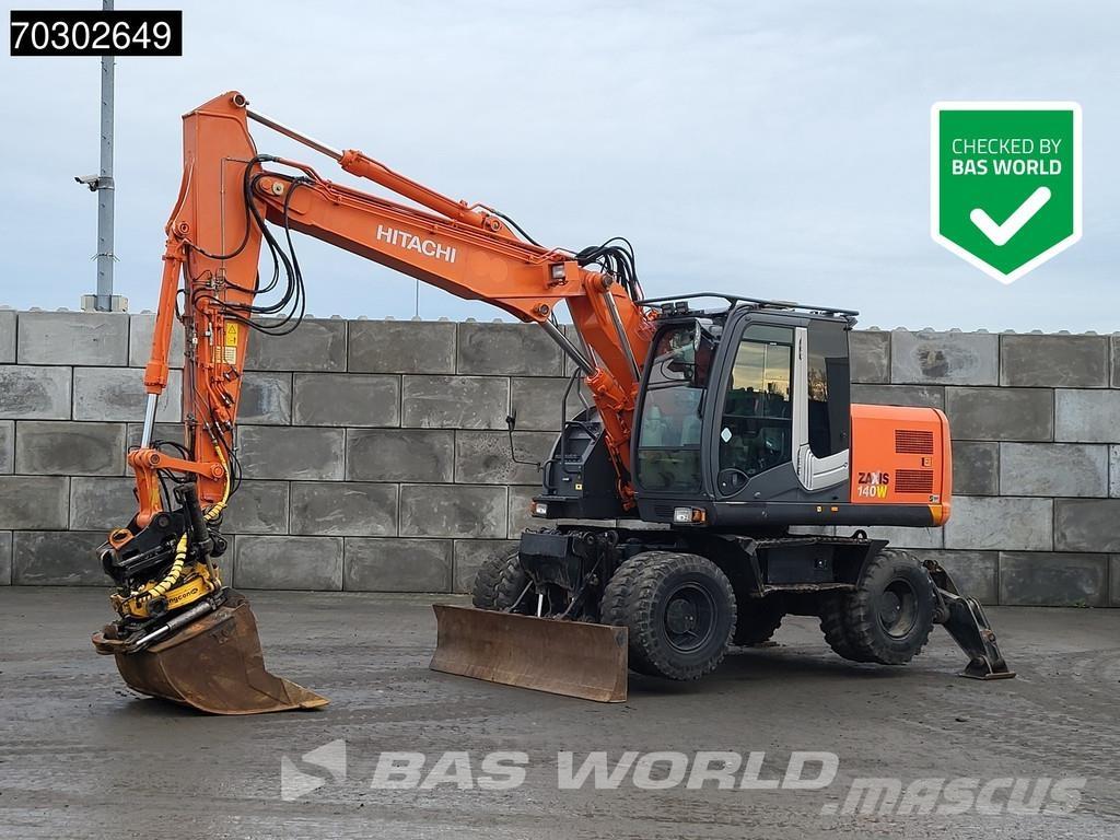 Hitachi ZX140W -3 Gumikerekes kotrók