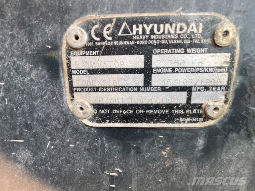 Hyundai 210-9 Lánctalpas kotrók