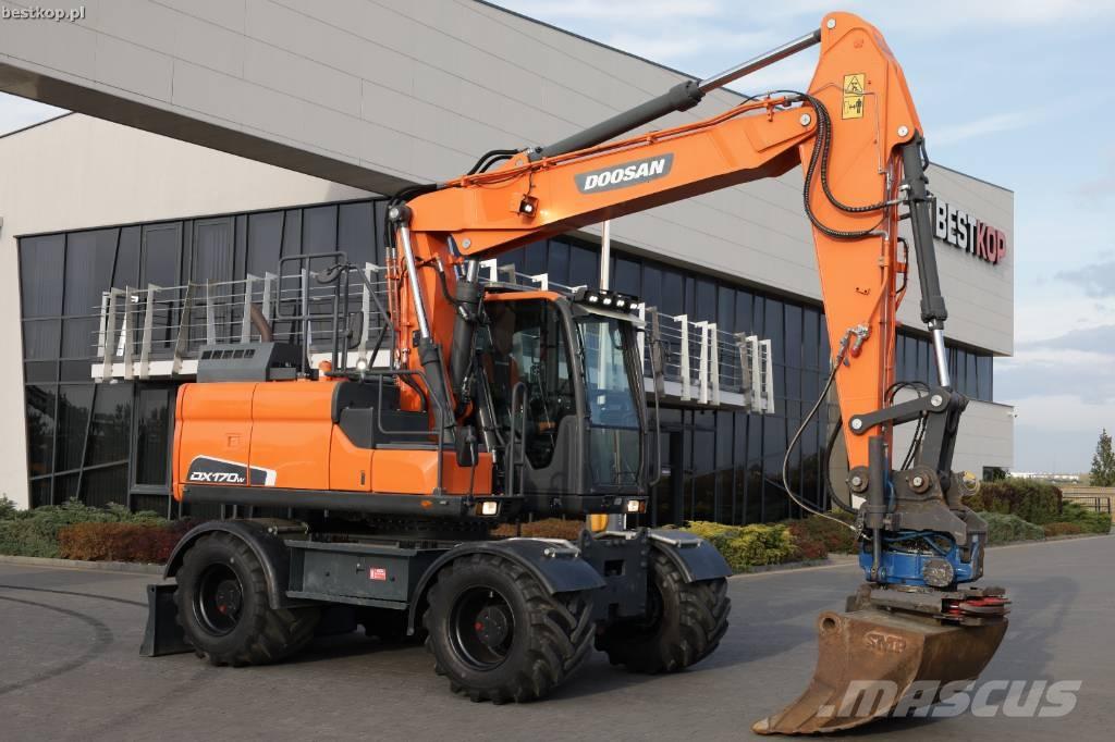 Doosan DX170W-5 Gumikerekes kotrók