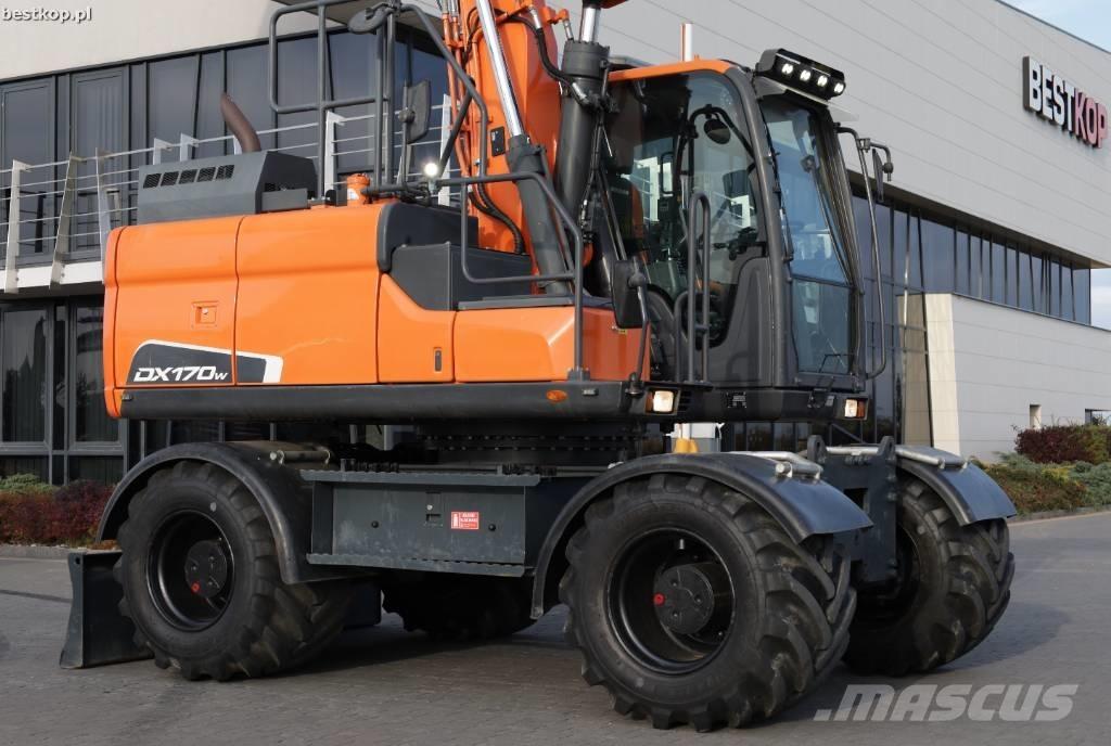 Doosan DX170W-5 Gumikerekes kotrók