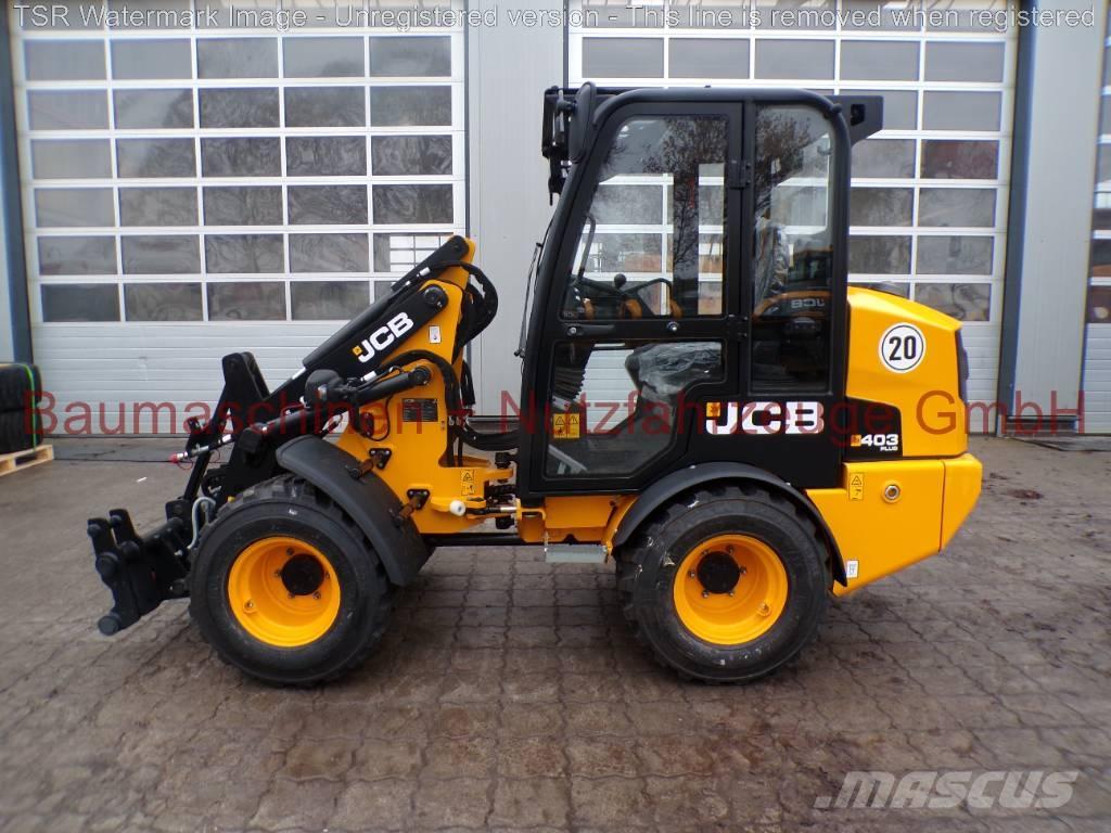 JCB 403 Gumikerekes homlokrakodók
