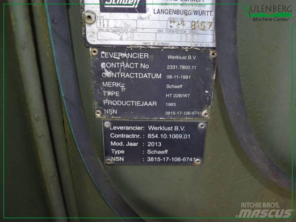 Schaeff HT22B/WT Speciális kotrók