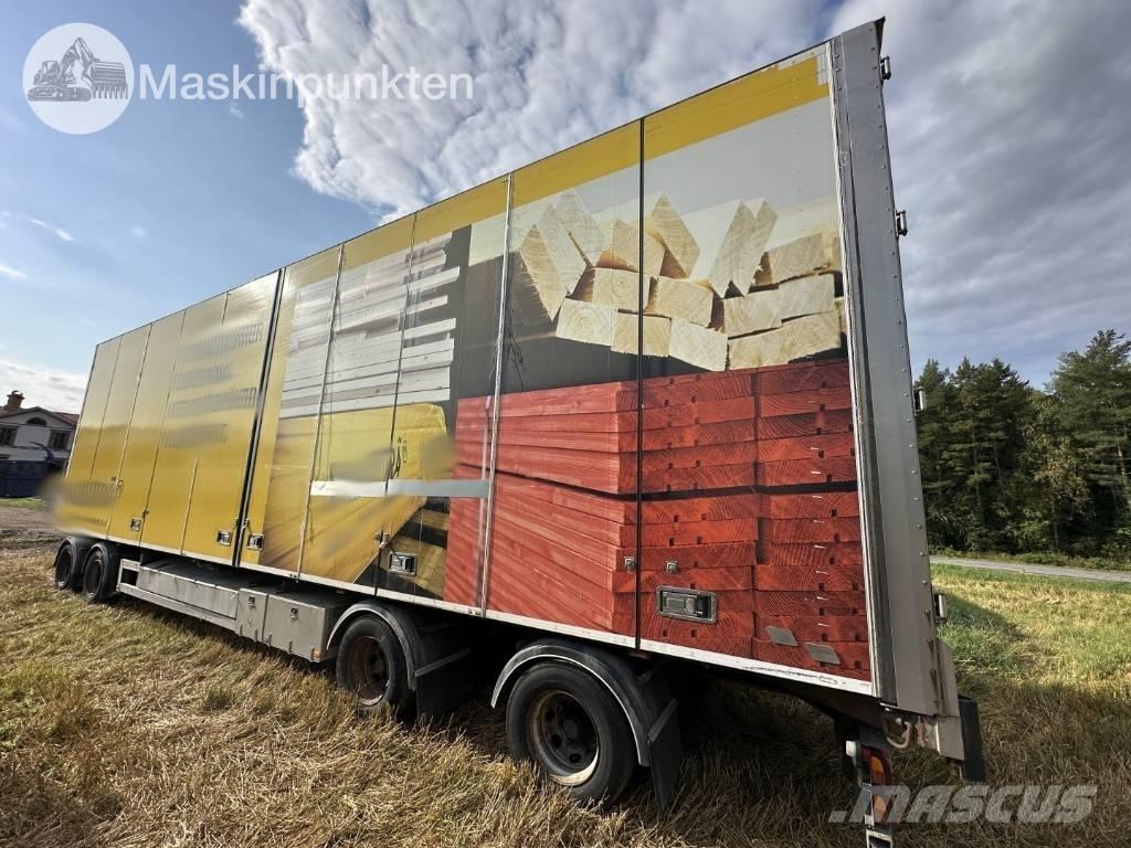 Närko D4ZW13L62 Dobozos pótkocsik