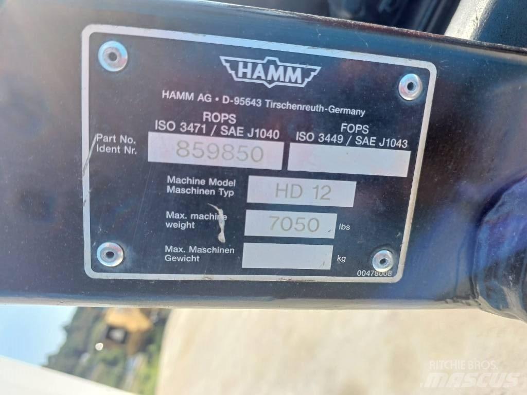 Hamm HD 12 Ikerdobos hengerek