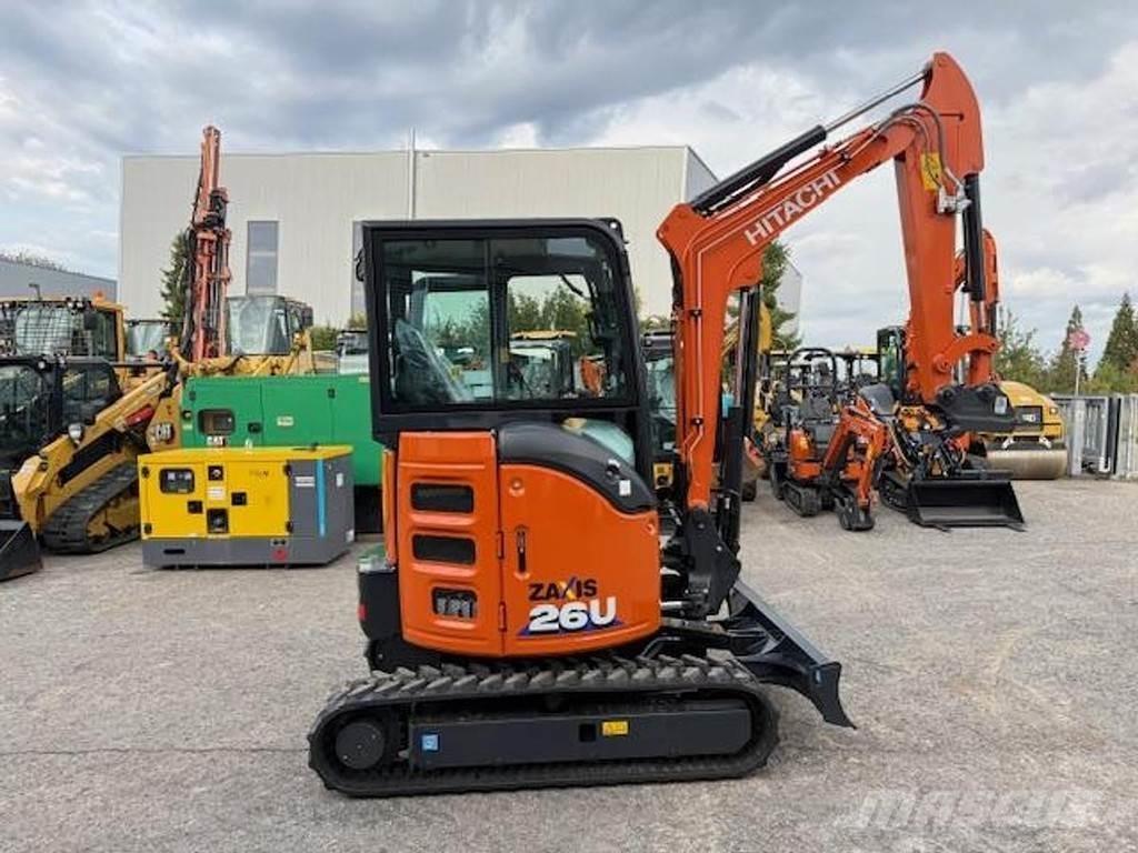 Hitachi ZX26 U-6 Mini kotrók < 7t