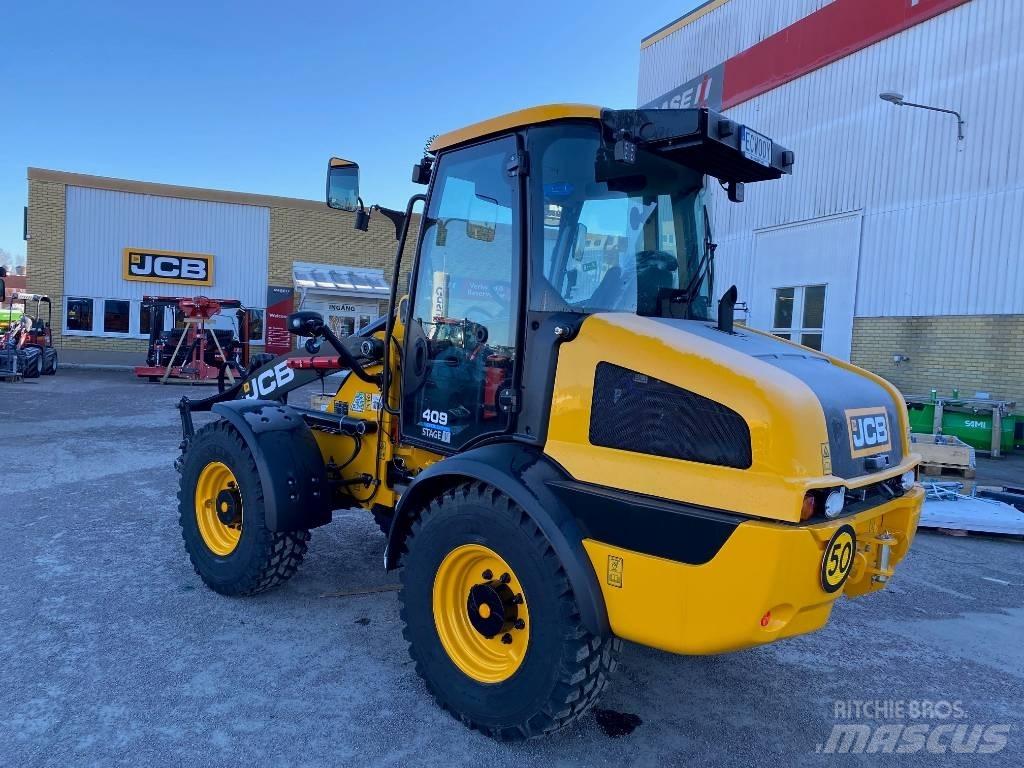 JCB 409 Gumikerekes homlokrakodók