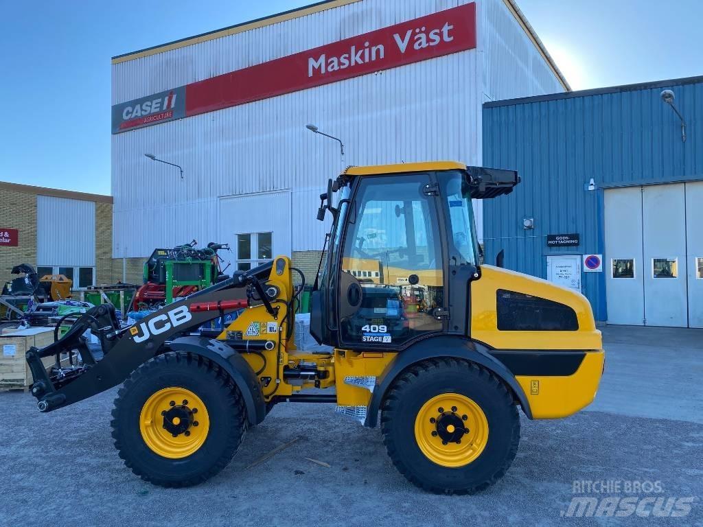 JCB 409 Gumikerekes homlokrakodók
