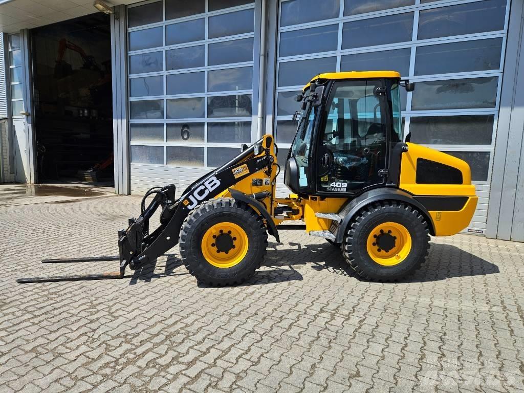JCB 409SV Gumikerekes homlokrakodók