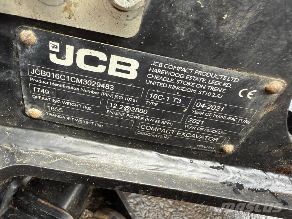 JCB 16 C-1 Mini kotrók < 7t