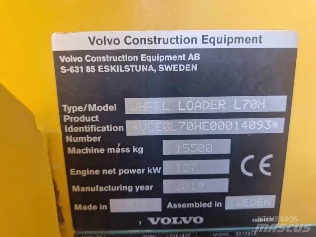 Volvo L 70 H Gumikerekes homlokrakodók