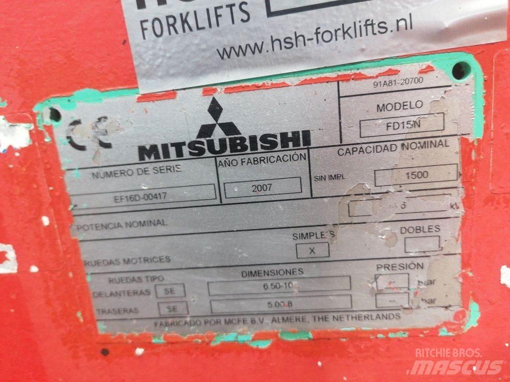 Mitsubishi FD15N Dízel targoncák
