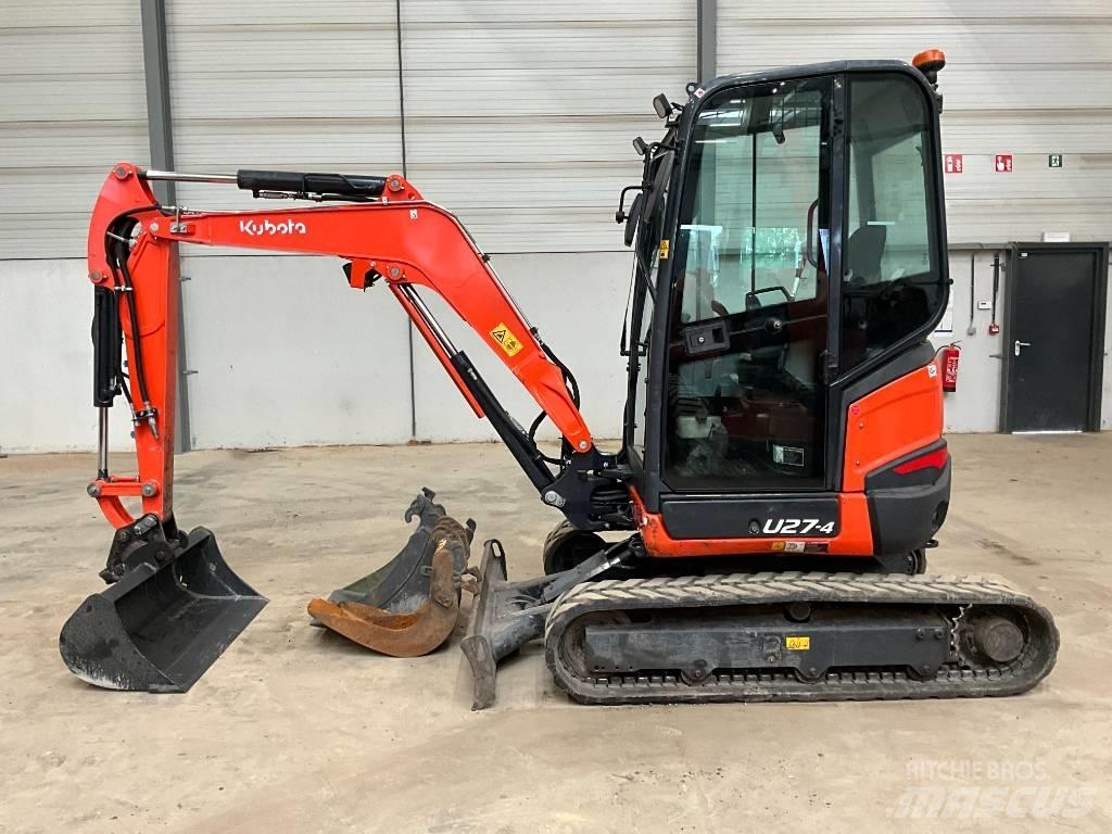 Kubota U 27-4 HI Mini kotrók < 7t