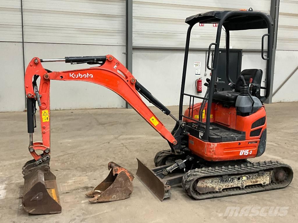 Kubota U 15-3 Mini kotrók < 7t