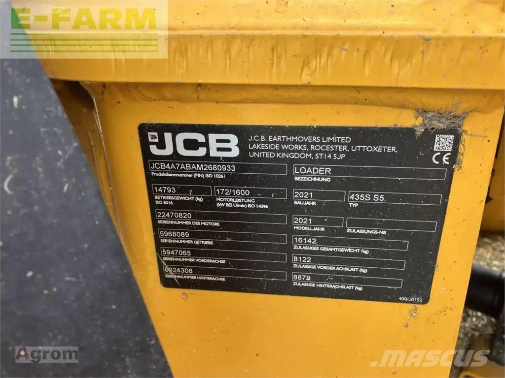 JCB 435 s agri Mini kotrók < 7t