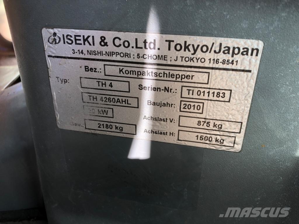 Iseki TH 4260 AHL Kompakt traktorok
