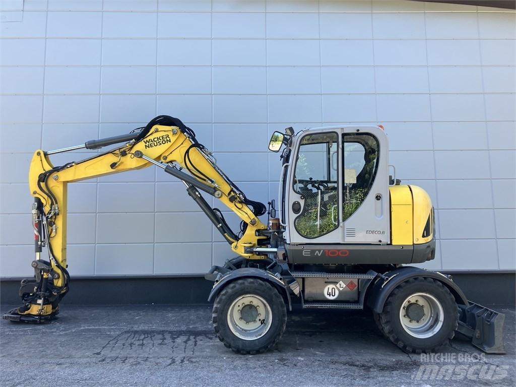 Wacker Neuson EW 100 Gumikerekes kotrók